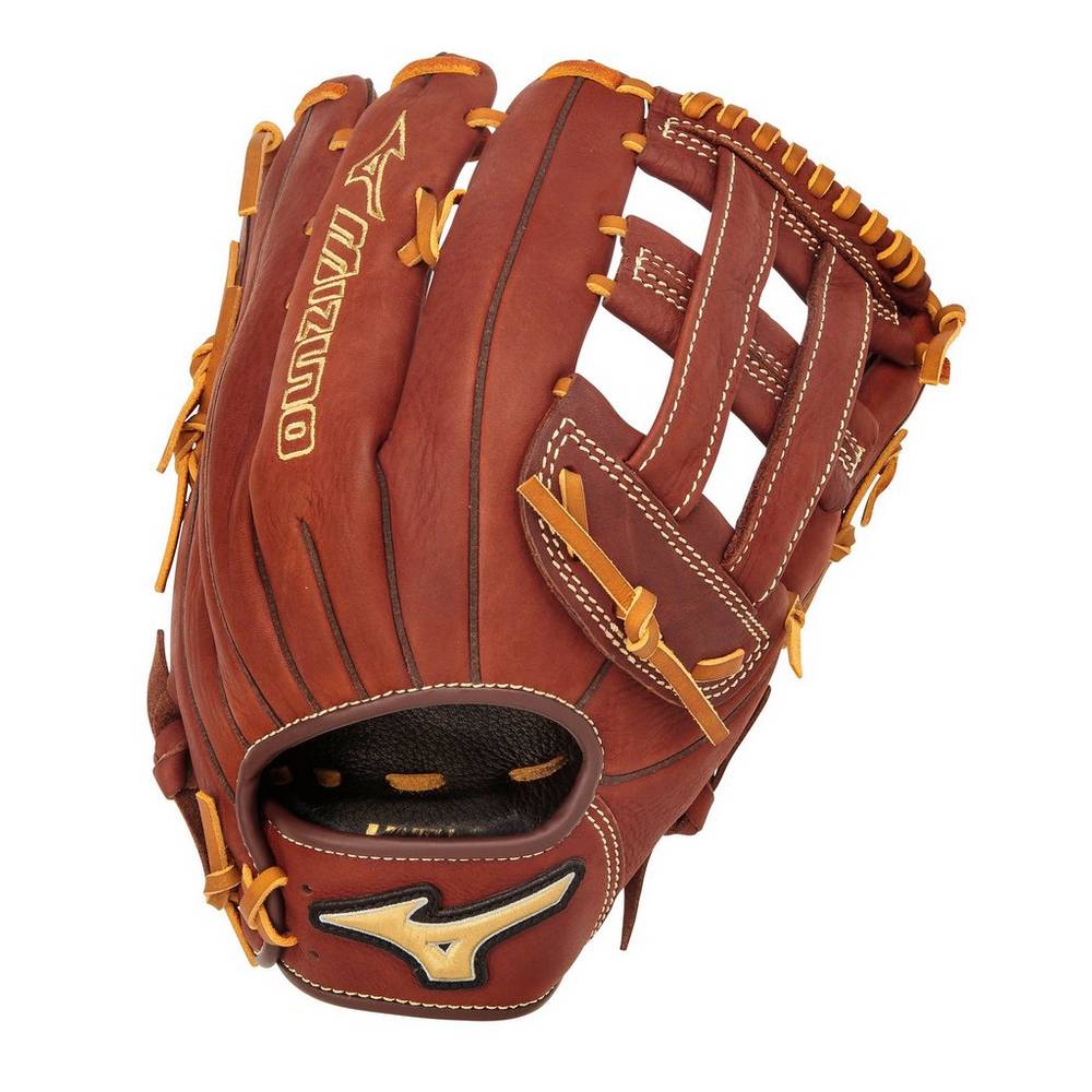 Guanti Mizuno Softball MVP Series Slowpitch 13" Uomo - Rosse Scuro - 56902-LOUI